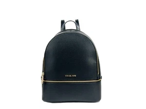 Michael Kors Rhea Medium Leather Backpack Bookbag - Picture 1 of 5