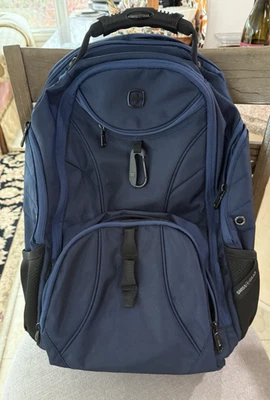 Mochila para tableta portátil SWISSGEAR ScanSmart azul y negra 18,5 X 13,25 X 9 Foto 1 de 4