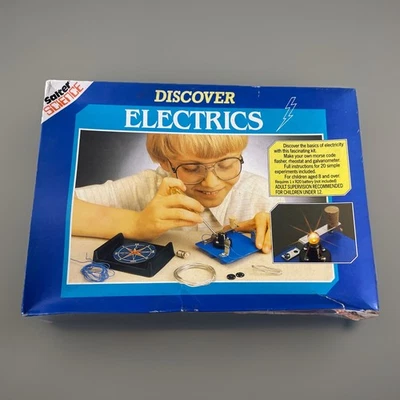 ⚡ Kit Electrónico Junior Electrics Salter Science Vintage - ¡Parece Completo! ⚡ Foto 1 de 4