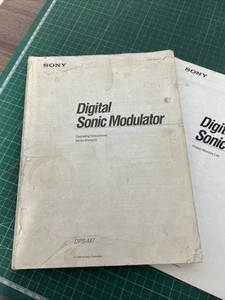 Sony Digital Sonic Modulator Manual And Preset List  - Picture 1 of 3