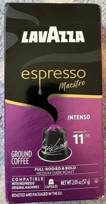 Cápsulas Lavazza Espresso Maestro Intenso para Nespresso Medio-Oscuro 40 Ct Foto 1 de 4
