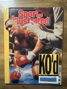 Sports Illustrated KO'd MIKE TYSON Feb 19, 1990 w/ Label - Picture 1 of 2