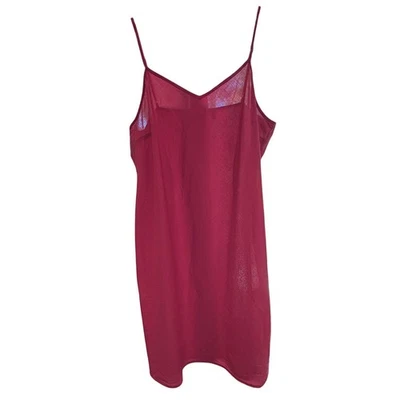 Soft Surroundings Summer Spaghetti Straps Dress Beach Cover-up Pink Sz. Petite M - Image 1 of 4