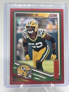 Rashan Gary #170 - Red Parallel - 2025 Panini Score - Packers - Picture 1 of 2