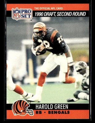 1990 Pro Set Harold Green #707 Rookie - Image 1 of 2