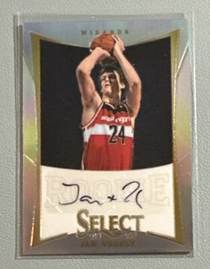 2012-13 Panini Select Rookie Autograph Silver Prizm #161 JAN VESELY 189/199 Auto