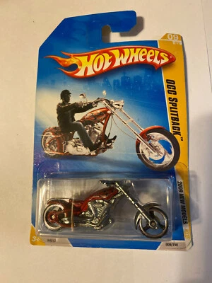 2008 Hot Wheels OCC Splitback Motorcycle 009/190 NEW  - Image 1 of 2