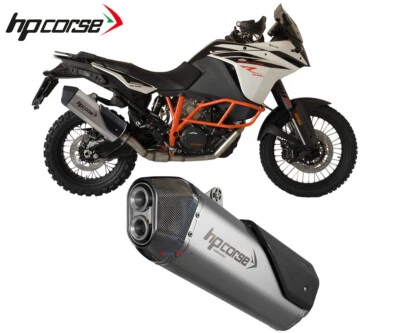 Silenciador Escape Hpcorse Sps CarbonTitanio para KTM 1290 SuperAdve R 2015>2016 - Imagen 1 de 3
