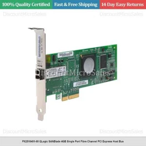 PX2510401-60 QLogic SANBlade 4GB Single Port Fibre Channel PCI Express Host Bus - Picture 1 of 1