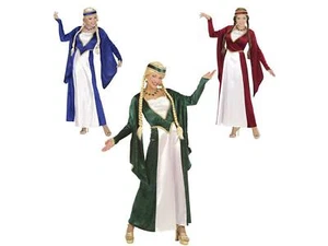 Renaissance Königin rot/blau/grün XL Erwachsene Damen Kostüm - Bild 1 von 2
