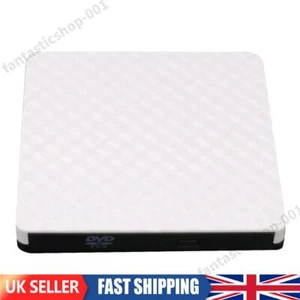 USB 3.0 CD Player High Speed Transfer DVD Recorder for Tablet (White) - Afbeelding 1 van 8