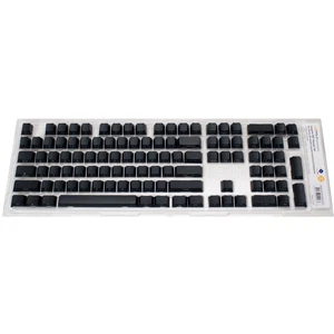 Leopold PBT Keycap Full Set for Cherry MX Based Keyboard Front Face Englih Black - Picture 1 of 7