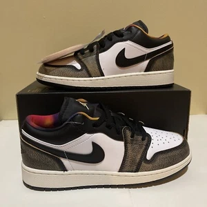 Air Jordan 1 Low SE GS 'Wear-Away - Tan' DQ8421-001 size 6 Youth / 7.5 Women B32 - Picture 1 of 8