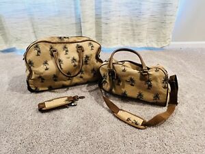 Diane Von Furstenberg Palm Tree Luggage set of 2