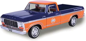 Motormax 1:24 Scale 1979 Ford F150 Custom Pickup Truck GULF OIL LIVERY - Picture 1 of 1