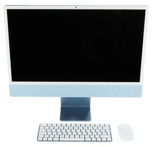 Apple iMac 24" A2438 2021 Blau M1 8-C GPU 16GB RAM 1TB SSD 4,5k Retina OVP MwSt. - Bild 1 von 10