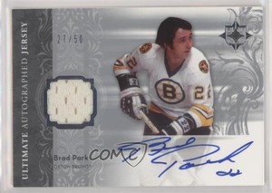 2006-07 Ultimate Collection Auto Jerseys /50 Brad Park #AJ-BP Auto HOF