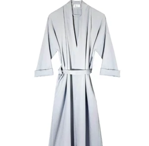 SUNDAY FOREVER Luxe Weight Cotton Twill Robe ONE SIZE FITS MOST - Picture 1 of 5