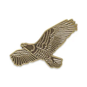 Soaring Bald Eagle  Lapel / Hat Pin NICE! Free U.S. Shipping - Picture 1 of 2