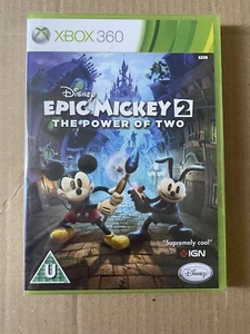 Disney Epic Mickey 2 - The Power of Two (Xbox 360) FACTORY SEALED (small rip) - Picture 1 of 4