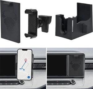 Dash Black Aluminum Phone Holder Insert Storage Box Kit Fits 22-24 Maverick - Picture 1 of 8