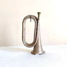 1920s Vintage Military Used Bugle Metal Horn Rare Decorative Collectibles M64