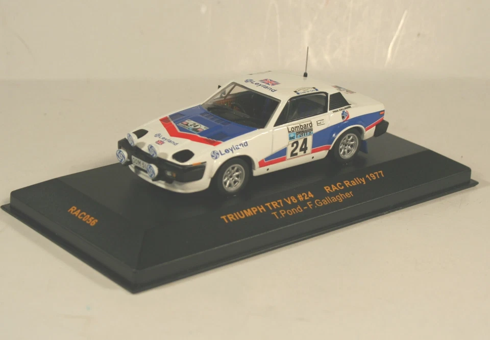 1/43 Triumph TR7 V8 #24 RAC Rally 1977 IXO OVP RAC056 - Image 1 of 3