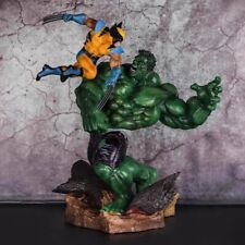 Marvel Hulk VS. Wolverine PVC Figure Model Statue Toy Collection 13'' Gift New