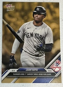 2024 Topps Now Camino al Día Inaugural Juan Soto Oro Bonus ODB29 - Imagen 1 de 2