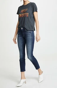 Nuevo con etiquetas Mother Denim The Looker Crop in The Edge Talla 24 $225 - Imagen 1 de 8