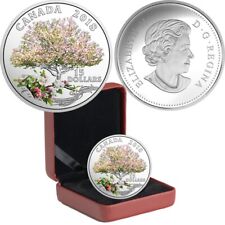 2018 APPLE BLOSSOMS: Celebration of Spring Silver Proof Coin $15 Canada RCM