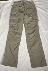 5.11 Tactical Serie Damen Größe 4 Normal Cargo Beige Hose Taschen Logo - Bild 1 von 11