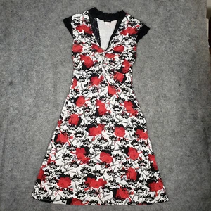 Vintage Kay Celine Dress Women's Large Floral Whimsgoth Boho Made USA - Picture 1 of 11