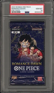 2022 One Piece First Print OP01-Romance Dawn Booster Pack Sealed PSA 8 low pop - Bild 1 von 1