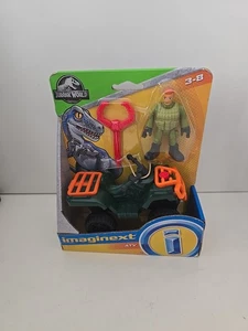Imaginext Jurassic World, ⭐ATV & Technician⭐ Fisher-Price ~NEW - Picture 1 of 4