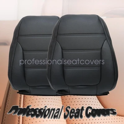 Cubierta de asiento PERF trasera de conductor y pasajero negra para Volkswagen Jetta 2011-2017 Foto 1 de 4