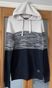 Mens Tokyo Laundry Cotton Knitted Hoodie Casual Hooded Jumper Small Sweater Top - Picture 1 of 10