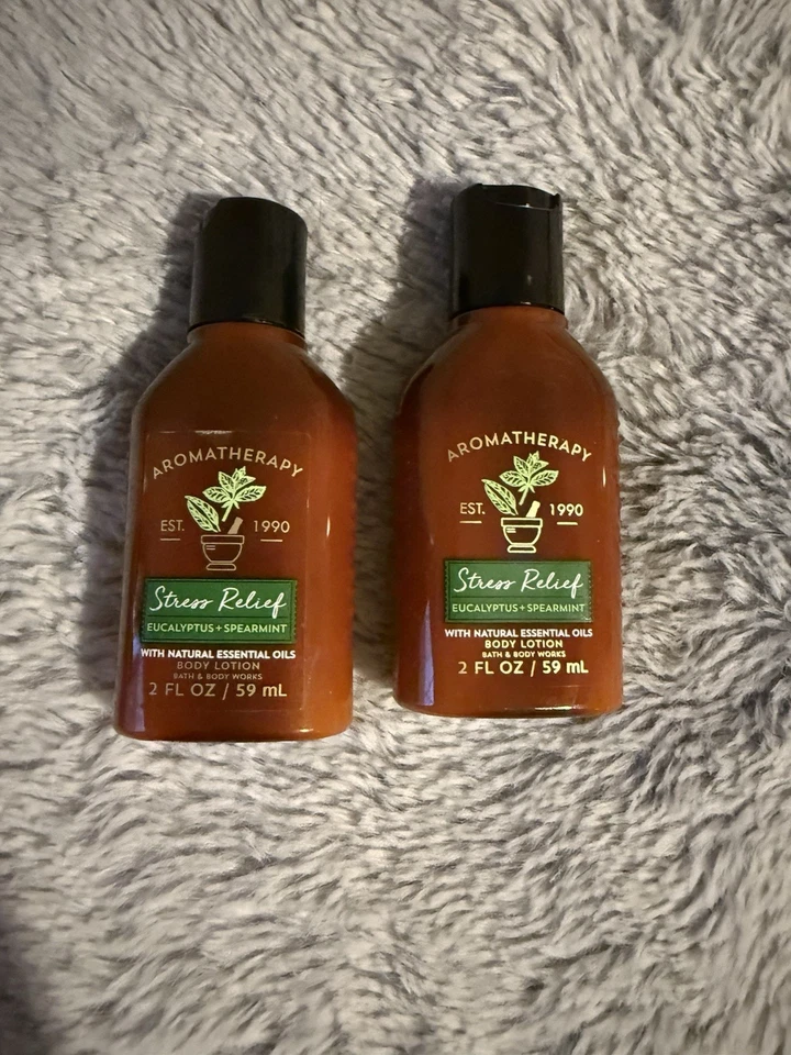 Loción corporal de viaje para alivio del estrés aromaterapia Bath & Body Works (2 unidades) Foto 1 de 1