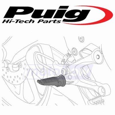 PUIG Hi-Tech Footpeg Mounts for 2018 Ducati Scrambler Mach 2.0 - Body Foot hr - Imagem 1 de 4