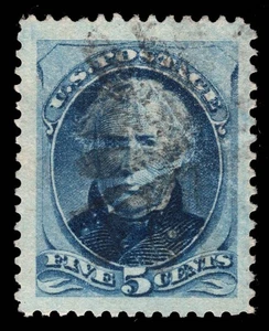 MOMEN: US STAMPS #185 USED PSAG GRADED CERT XF-SUP 95J LOT #96210 - Picture 1 of 3