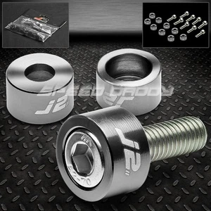 J2 ALUMINUM HEADER MANIFOLD CUP WASHER+BOLT KIT FOR ACCORD CG PRELUDE GUN METAL - Foto 1 di 1