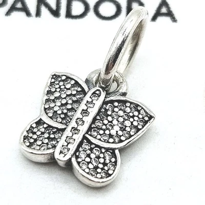 Pandora Charm "Funkelnder Schmetterling" 791497 Zirkonia Silber Original  - Bild 1 von 4