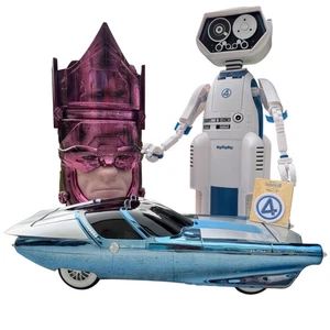 2025 Fantastic Four Popcorn Galactus 341oz, HERBIE Roboter, Auto, IMAX Patch - Bild 1 von 20
