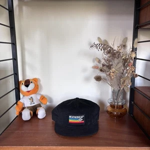 Vintage 90s USA Dana Weatherhead black corduroy cap - Bild 1 von 4
