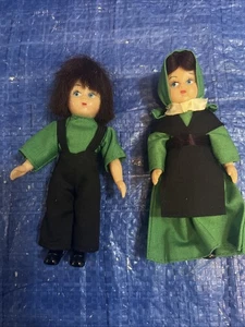 2 muñecas vintage "The Amish Boy & Girl"  - Imagen 1 de 2