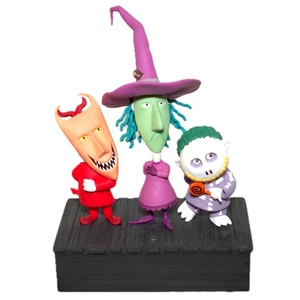 Hallmark Nightmare Before Christmas Storytellers Lock Shock Barrel Ornament NEW - Picture 1 of 6