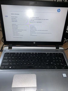 Laptop HP ProBook 450 G3 i5-6200U 2.30GHz 8GB NO HDD -Tested working. - Afbeelding 1 van 5