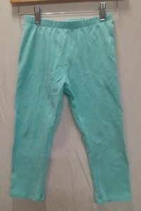 So Girls L 10/12 Mint Aqua Cropped Favorite Capri Stretch Knit Legging - Picture 1 of 8