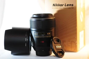 Nikon N ED AF-S VR MICRO Nikkor 105mm f/2.8 G FX lens HB-38 for D850 D750 DF Z7 - Picture 1 of 9