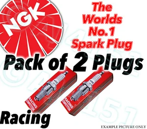 2x NEW NGK Racing SPARK PLUGS - Part No. R0452A-10 Stock No 94237 2pk sparkplugs - Picture 1 of 1